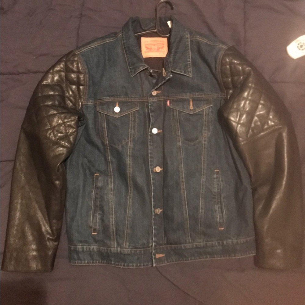 Levi’s Denim Leather Jacket